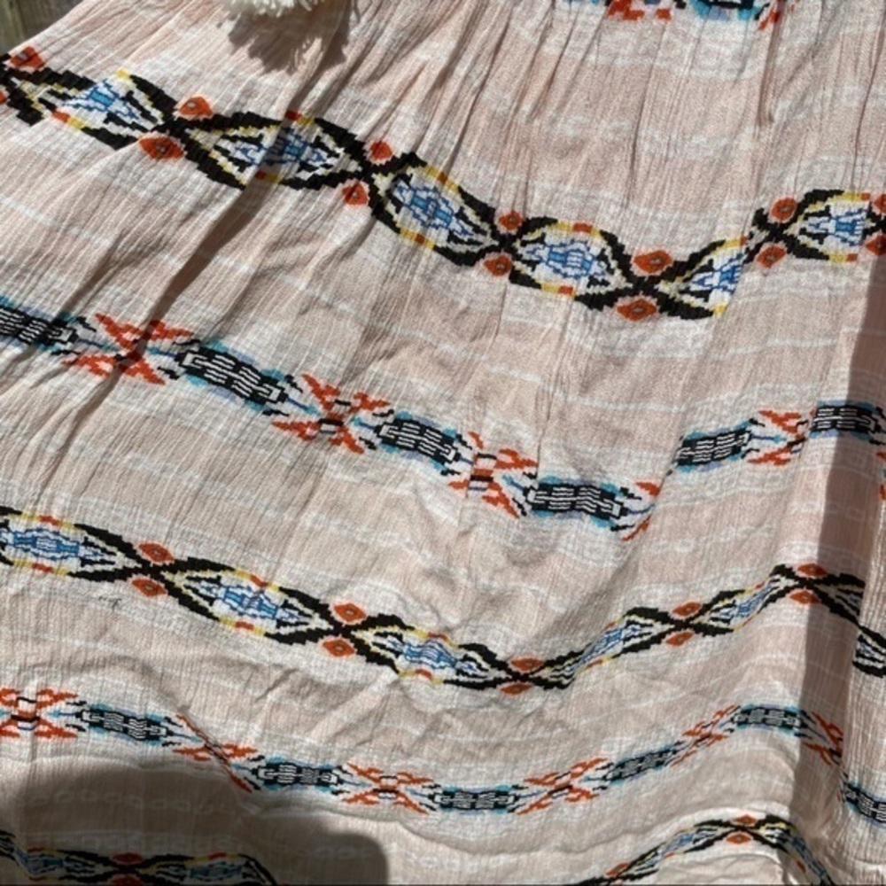 HAYDEN Pink Bohemian Tribal Shift Dress Small - Picture 12 of 14
